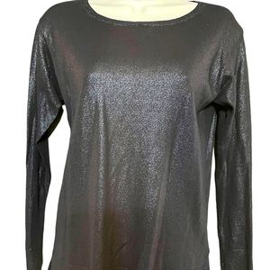 Womens top metallic dark blue PS Ralph Lauren PS